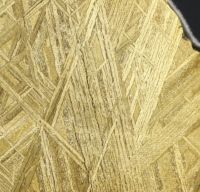 Изображение спил метеорита Муонионалуста, протравленный, покрытый золотом